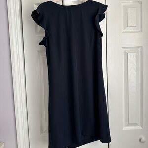 LOFT Navy Blue Work Dress with Tie in the Back | Size 10